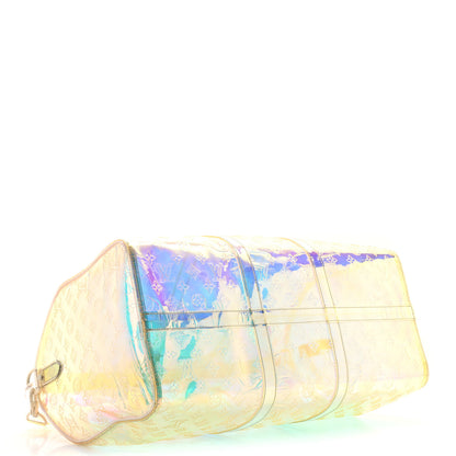 Louis Vuitton PVC Monogram Keepall Bandouliere 50 Iridescent Prism 3 of 11