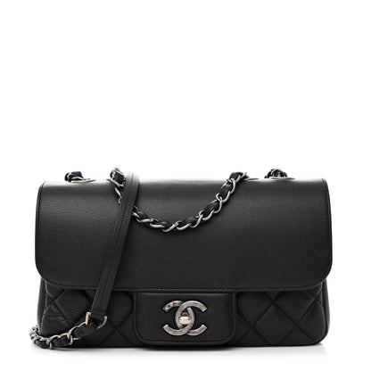 Chanel Caviar All About Flap Bag Black 1 of 12
