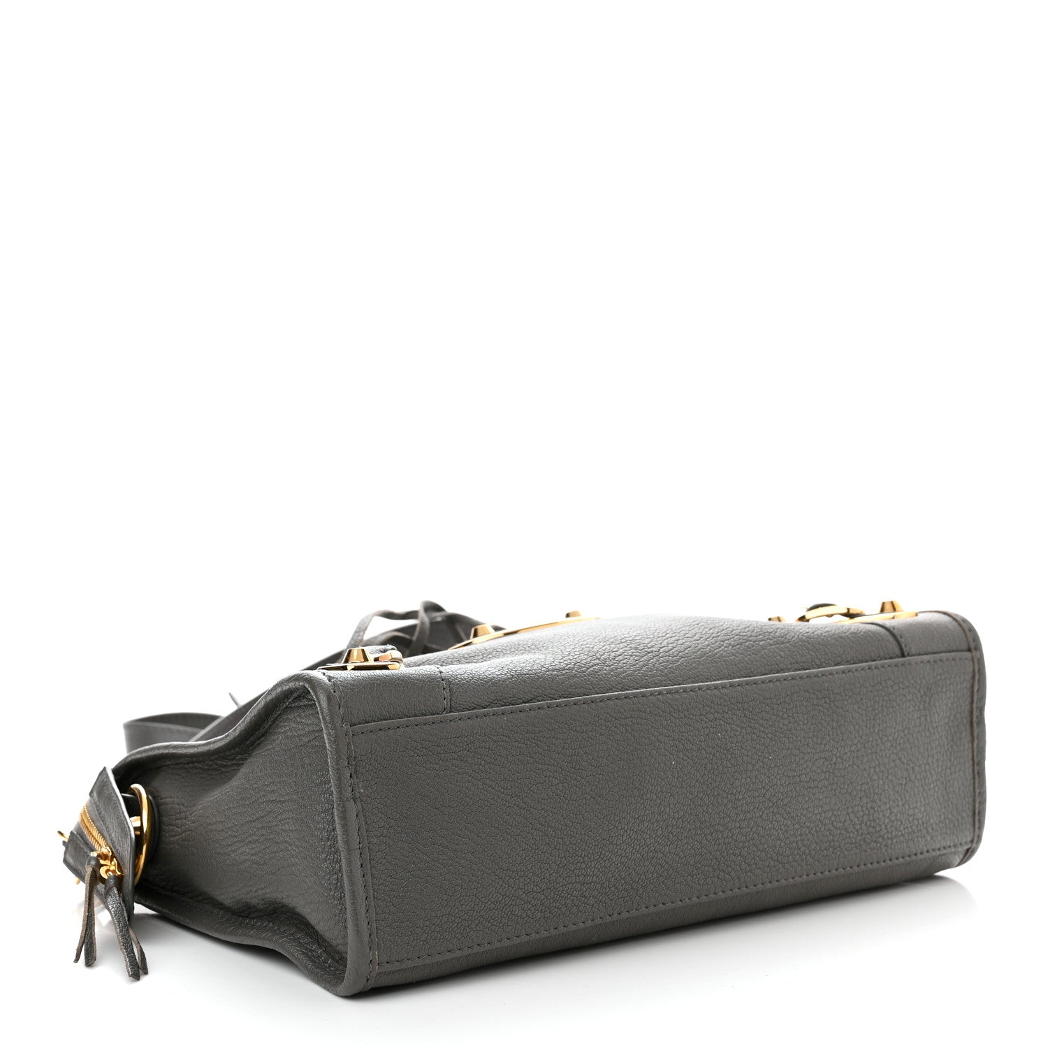 Balenciaga Chevre Gold Metallic Edge Hardware S City Gris Acier 4 of 11