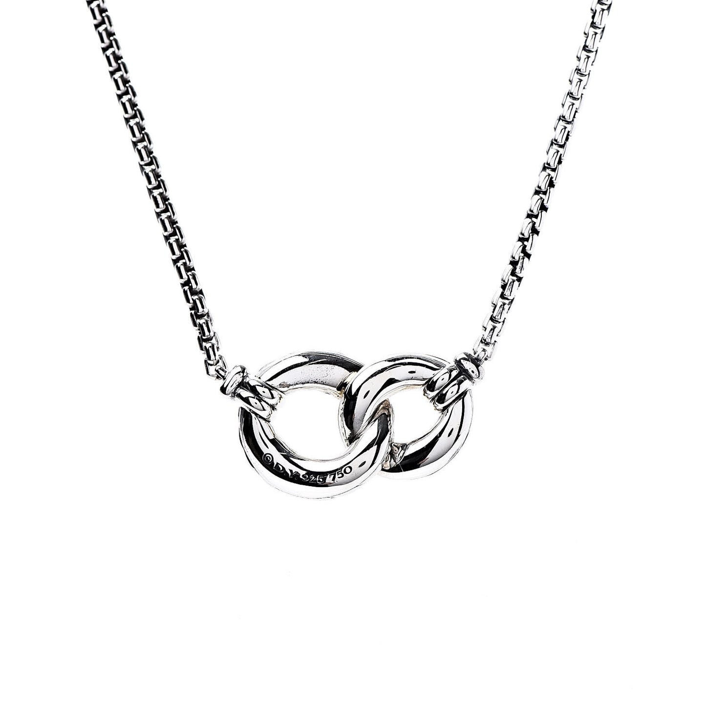 Sterling Silver 18K Yellow Gold Belmont Pendant Necklace