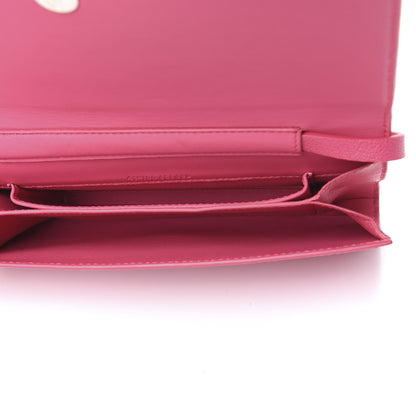 Alexander McQueen Calfskin Insignia Pouch Pink 4 of 10