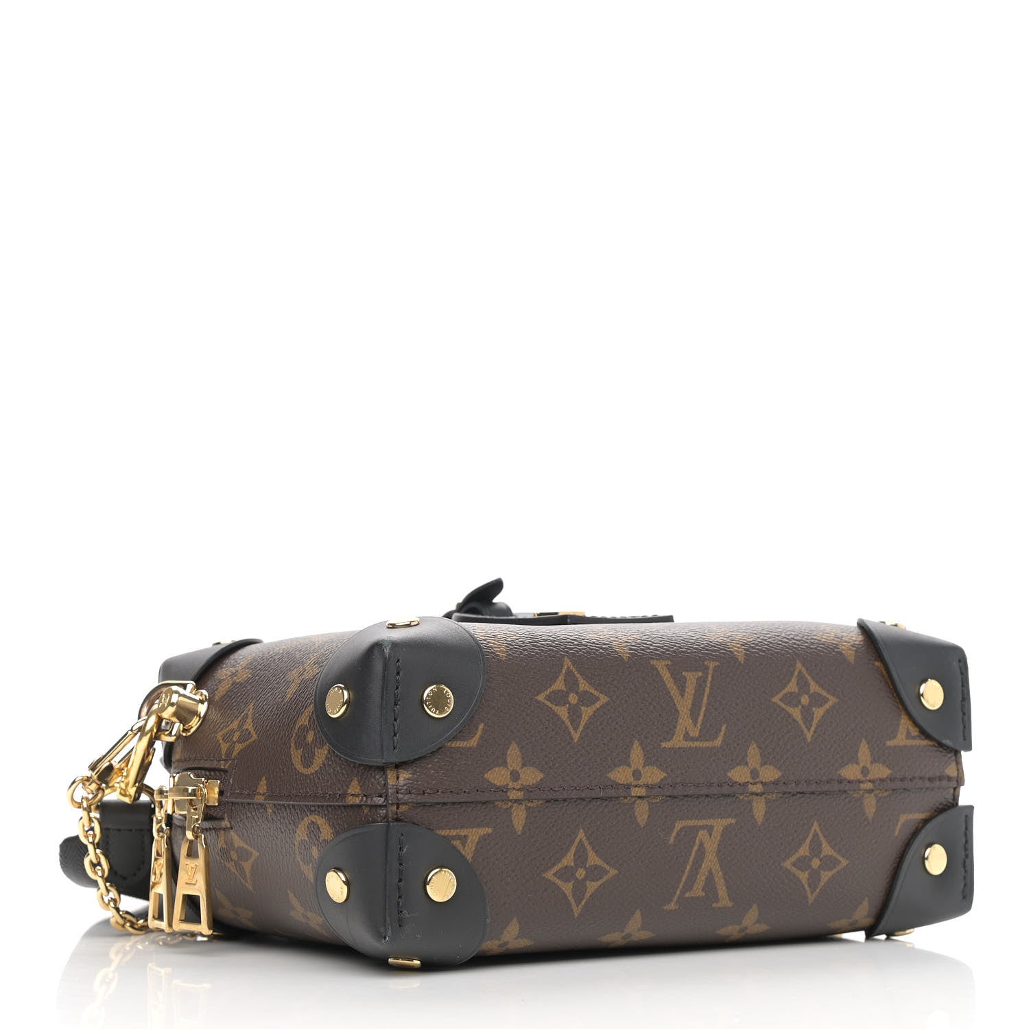 Louis Vuitton Monogram Petite Malle Souple Black 3 of 9