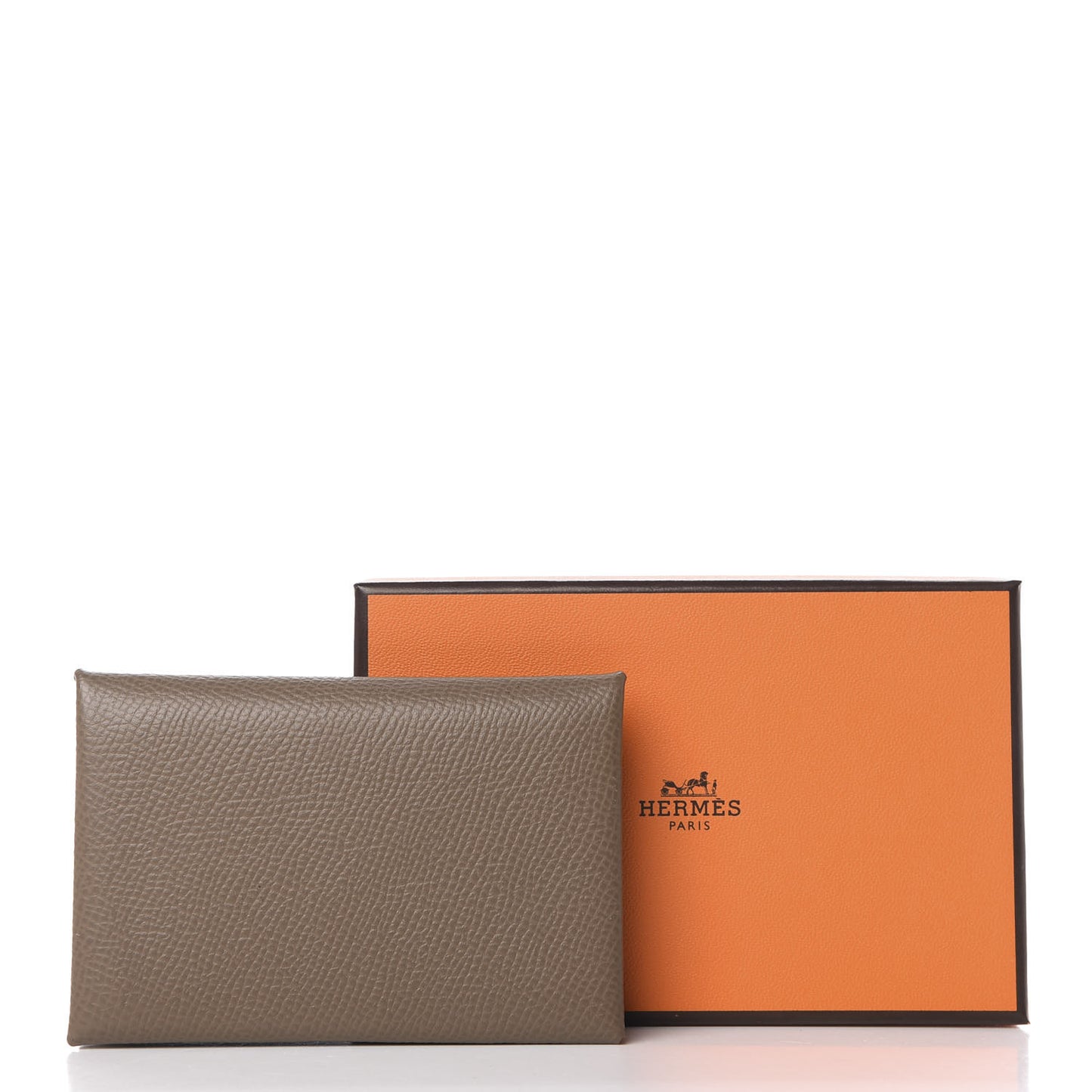 Epsom Calvi Card Case Etoupe