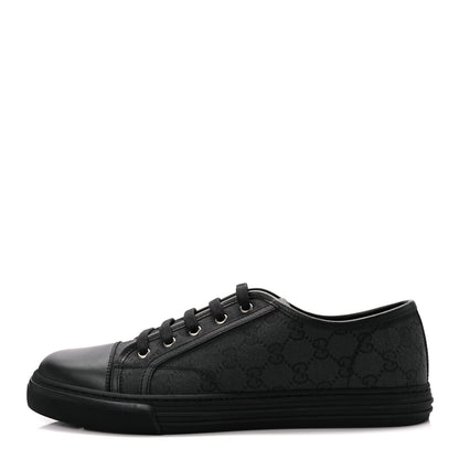 Gucci Monogram Mens Sneakers 9.5 Black Piombo 1 of 9