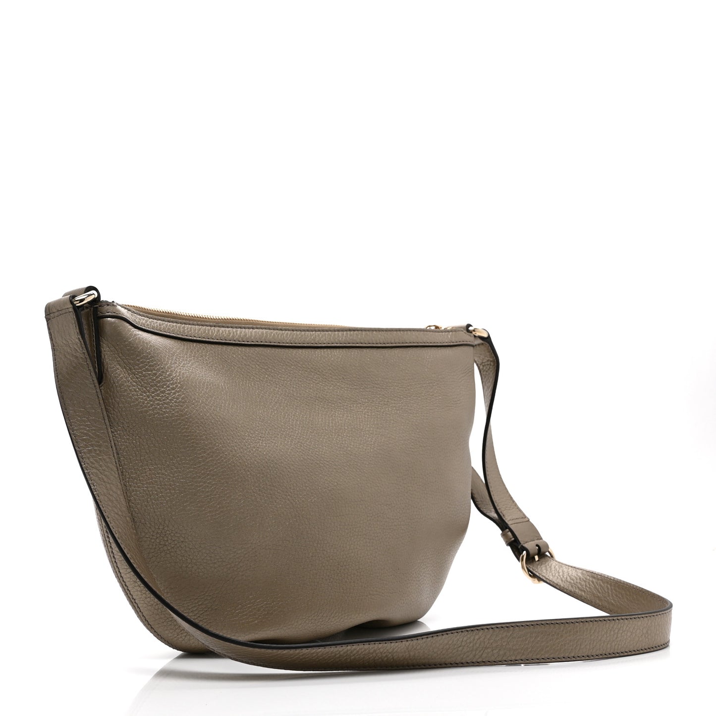 Pebbled Calfskin Small Soho Hobo Fango