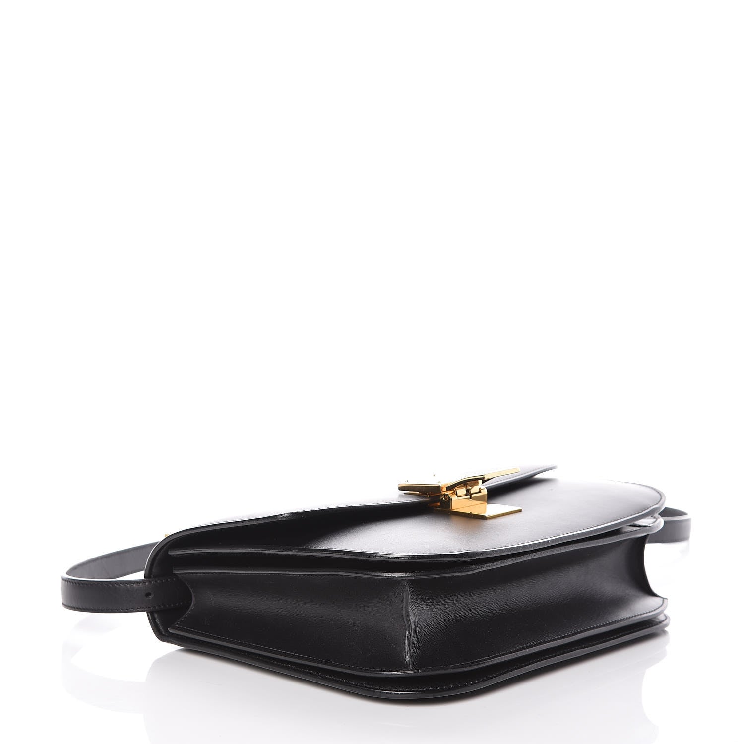 Celine Box Calfskin Medium Classic Box Flap Bag Black 4 of 9