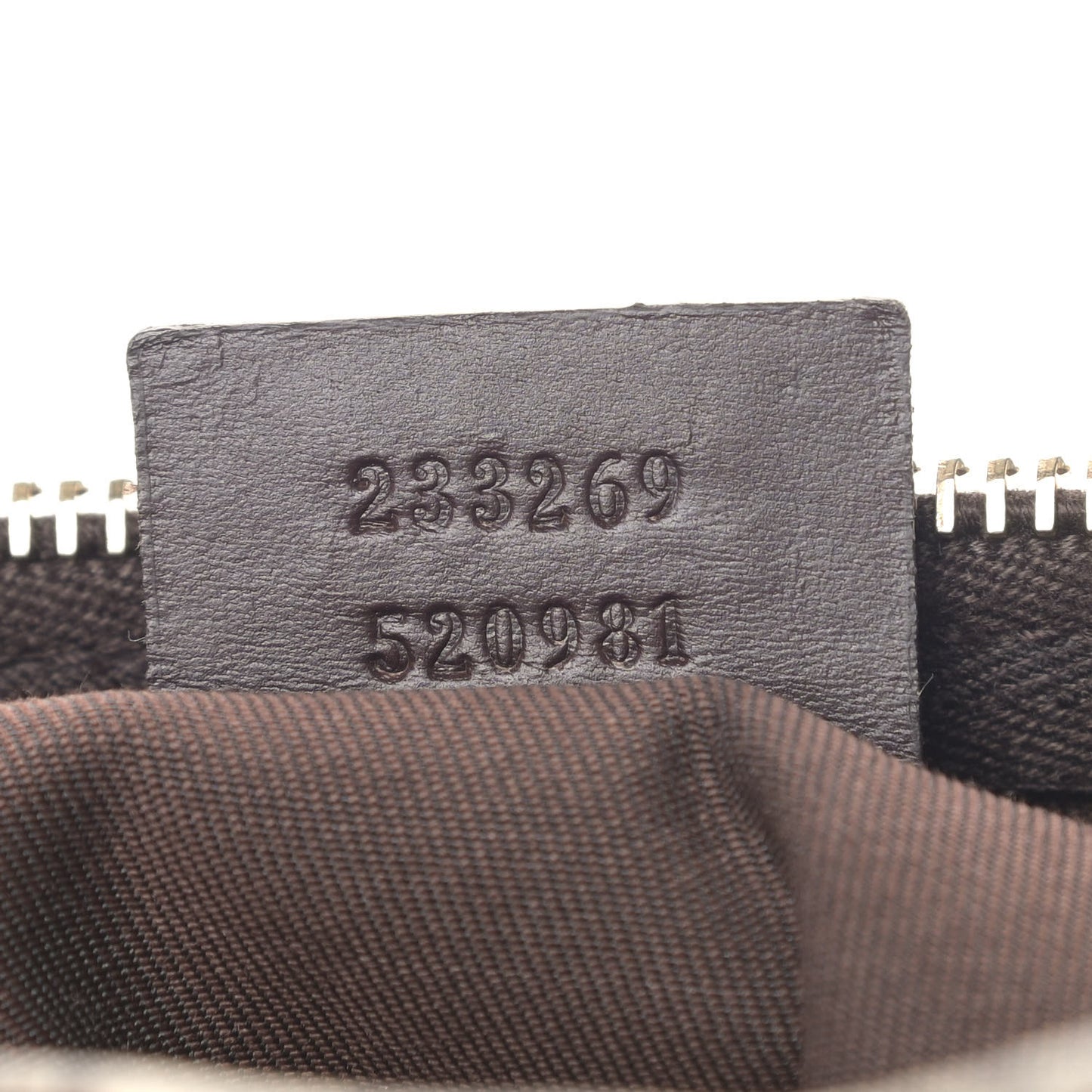 GG Supreme Monogram Belt Bag Dark Brown