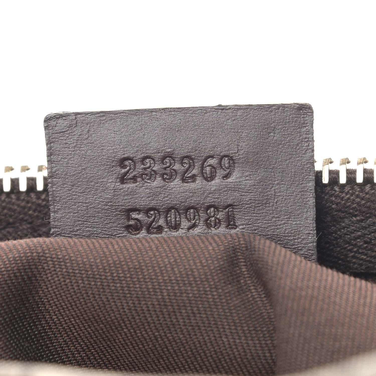 Gucci GG Supreme Monogram Belt Bag Dark Brown 9 of 10