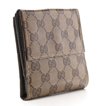 Gucci Crystal Monogram Hysteria French Wallet Dark Brown 3 of 8