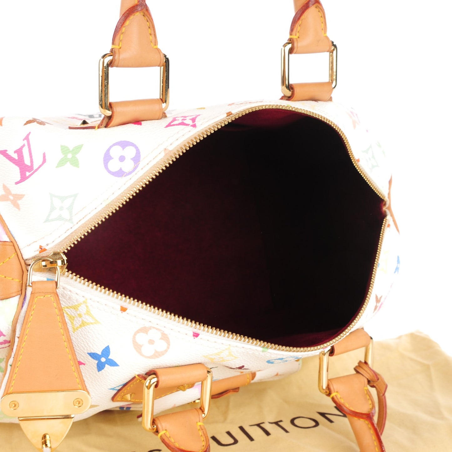 Monogram Multicolor Speedy 30 White