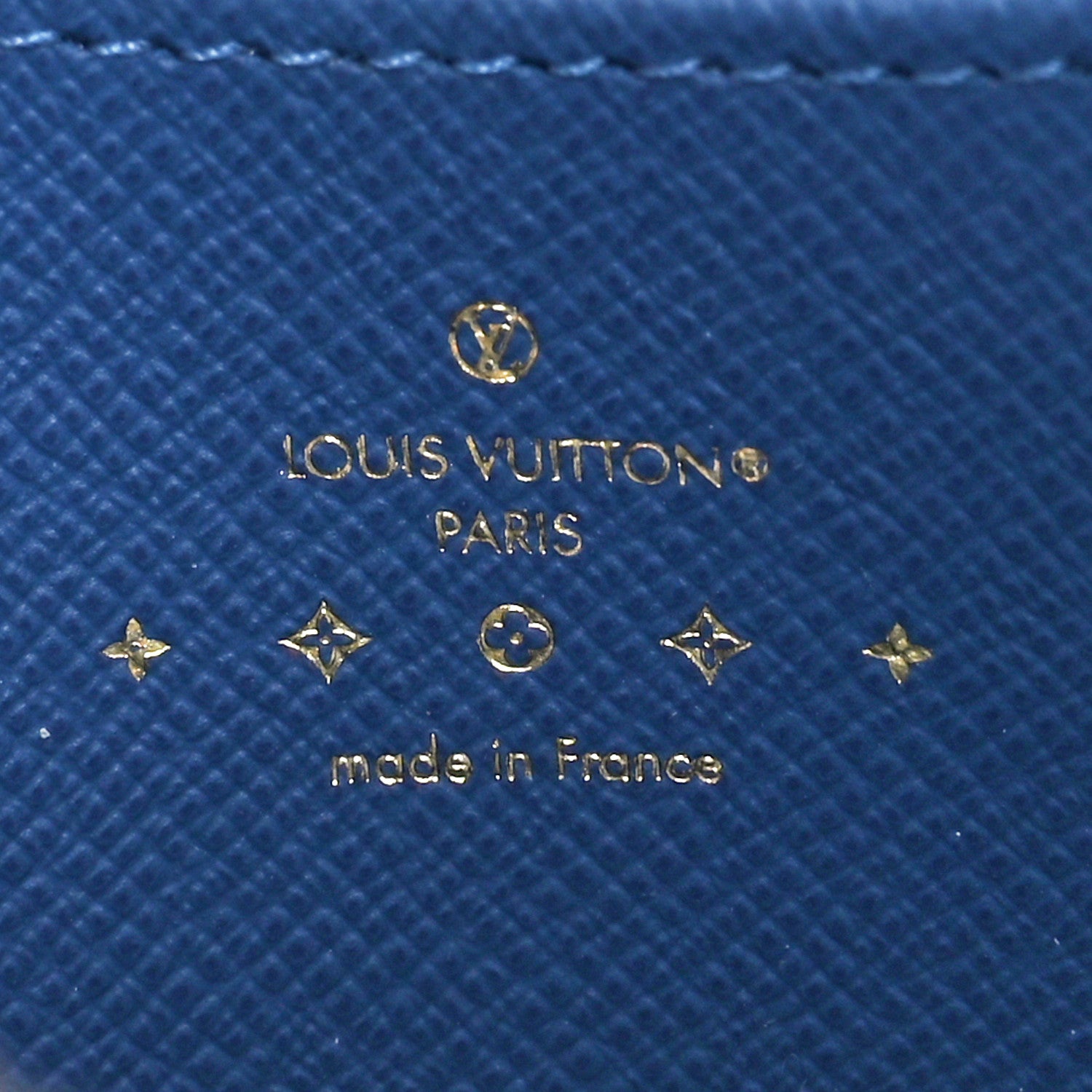 Louis Vuitton Denim Monogram Zippy Coin Purse Blue 6 of 8