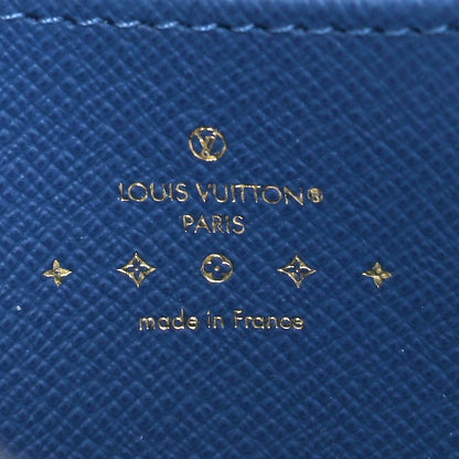 Louis Vuitton Denim Monogram Zippy Coin Purse Blue 6 of 8
