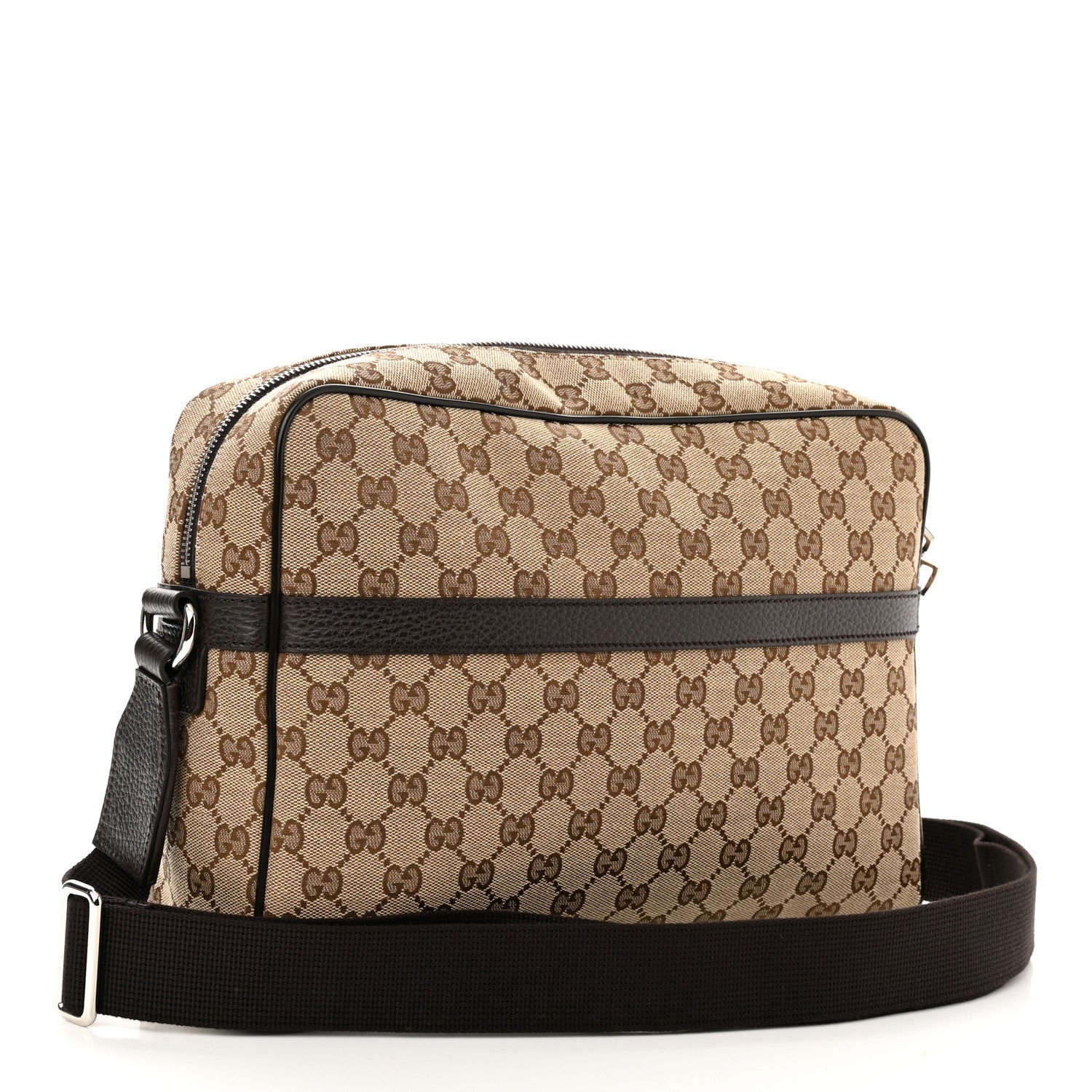Gucci Monogram Messenger Bag Dark Brown 2 of 9