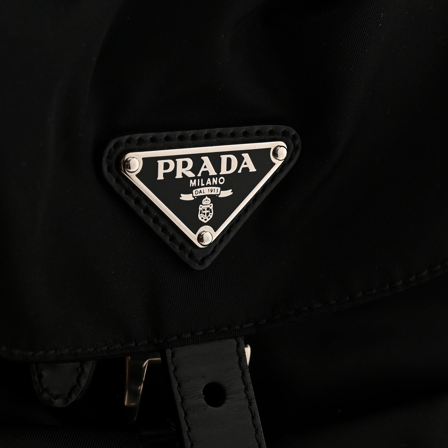 Nylon Vela Small Backpack Black