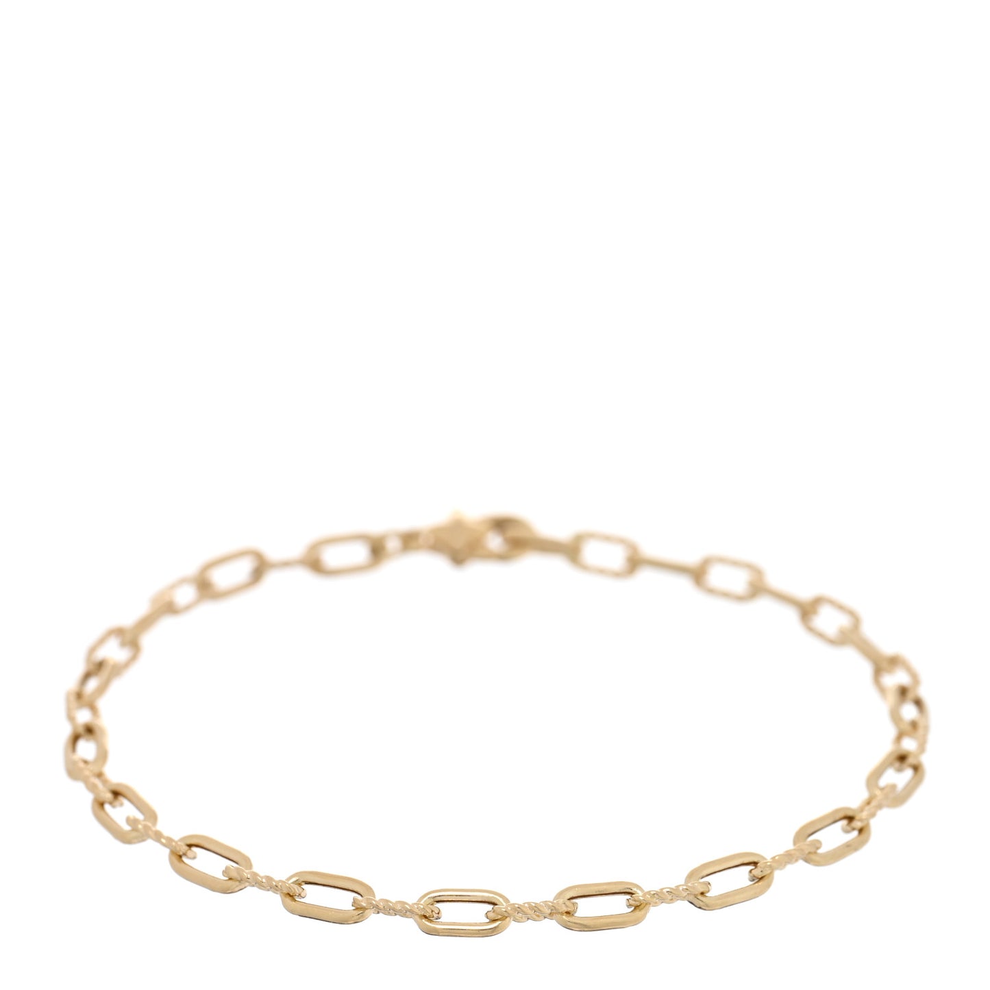 18K Yellow Gold Madison 3mm Classic Chain Bracelet