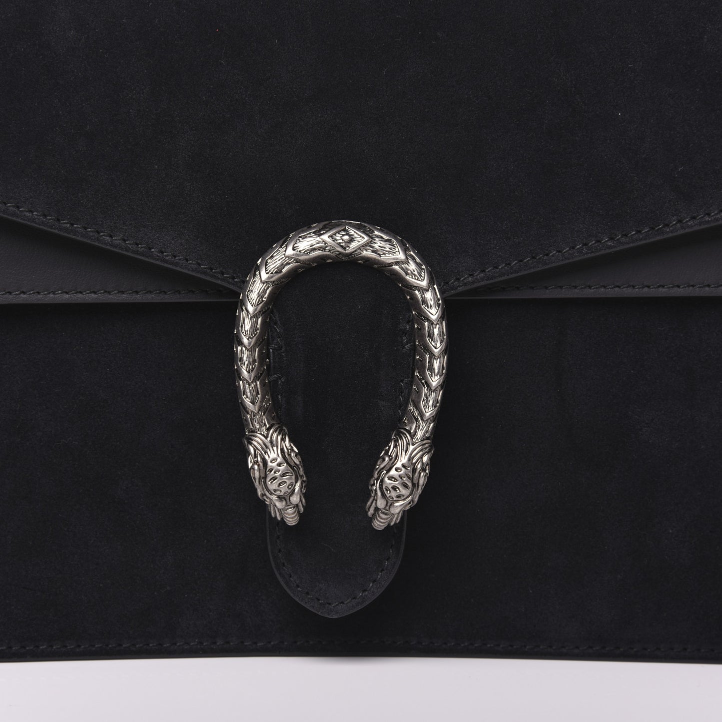Suede Medium Dionysus Shoulder Bag Black