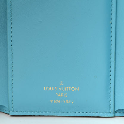 Louis Vuitton Smooth Calfskin LV Pont 9 Compact Wallet Creme 6 of 9