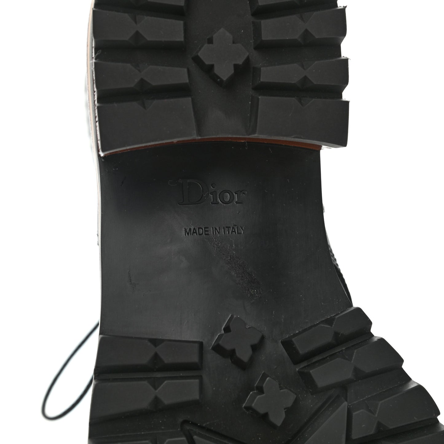 Calfskin Dior Quest 35mm Hiking Boots 38 Black