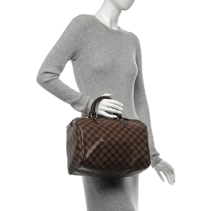 Louis Vuitton Damier Ebene Speedy 30 2 of 7