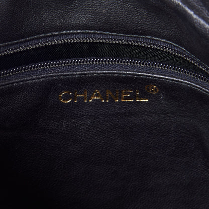 Chanel Lambskin Quilted CC Tassel Camera Case Black 5 of 10