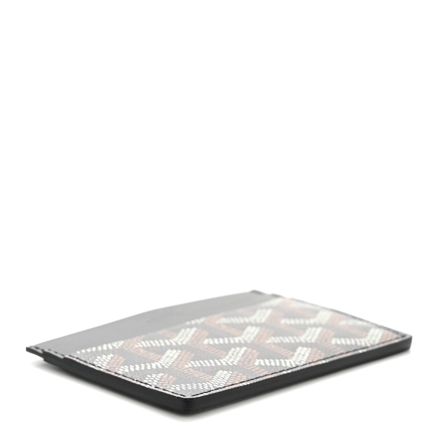 Goyardine Saint Sulpice Card Holder Black Black