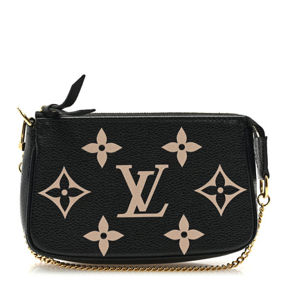 Louis Vuitton Empreinte Monogram Giant Mini Pochette Accessories Black 1 of 8