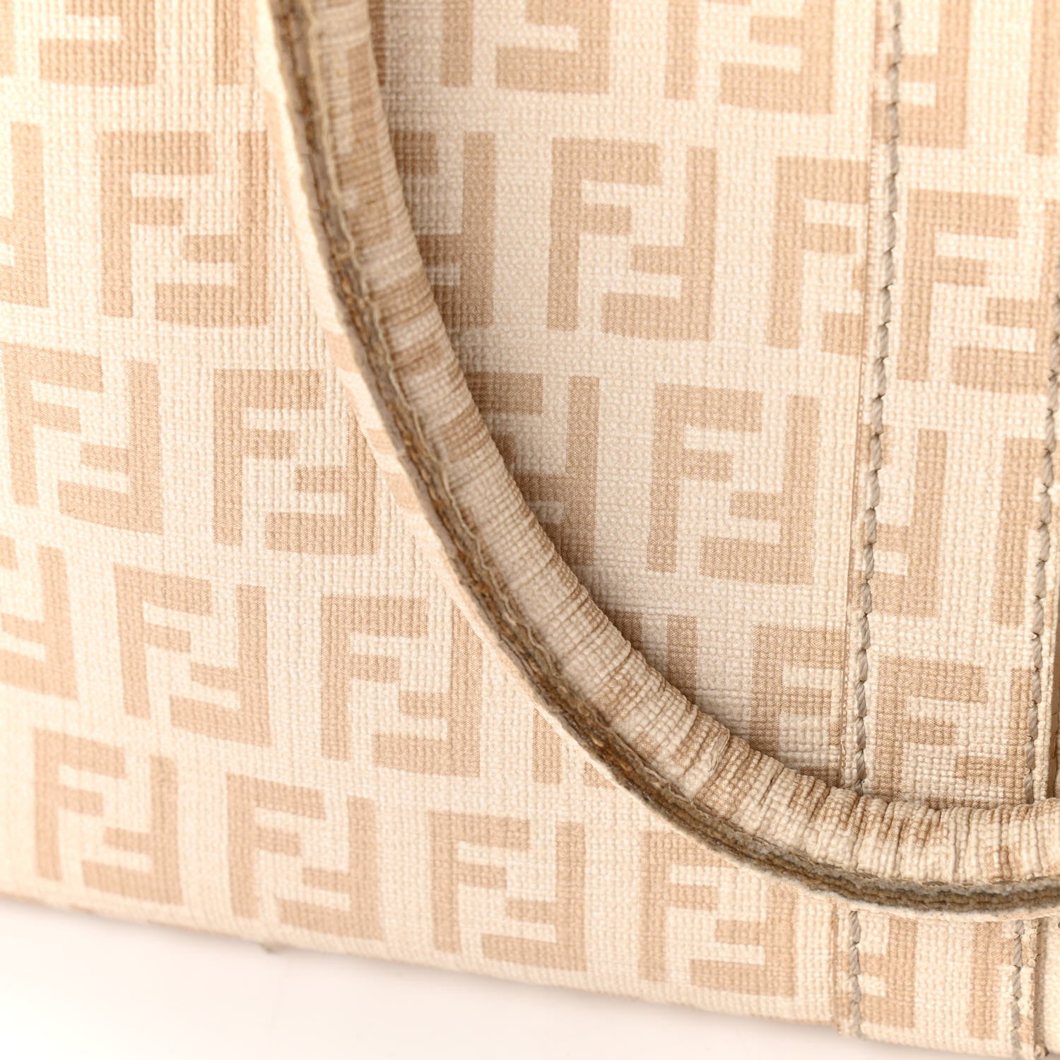Fendi Zucchino Spalmati Forever Tote Crema Ecru 17 of 17