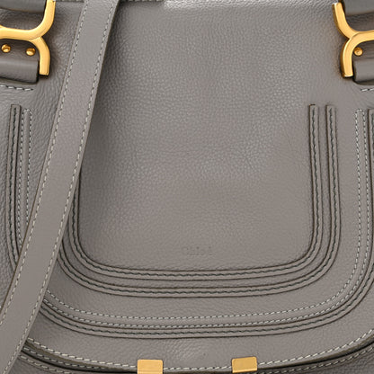 Chloe Calfskin Medium Marcie Satchel Cashmere Grey 8 of 11