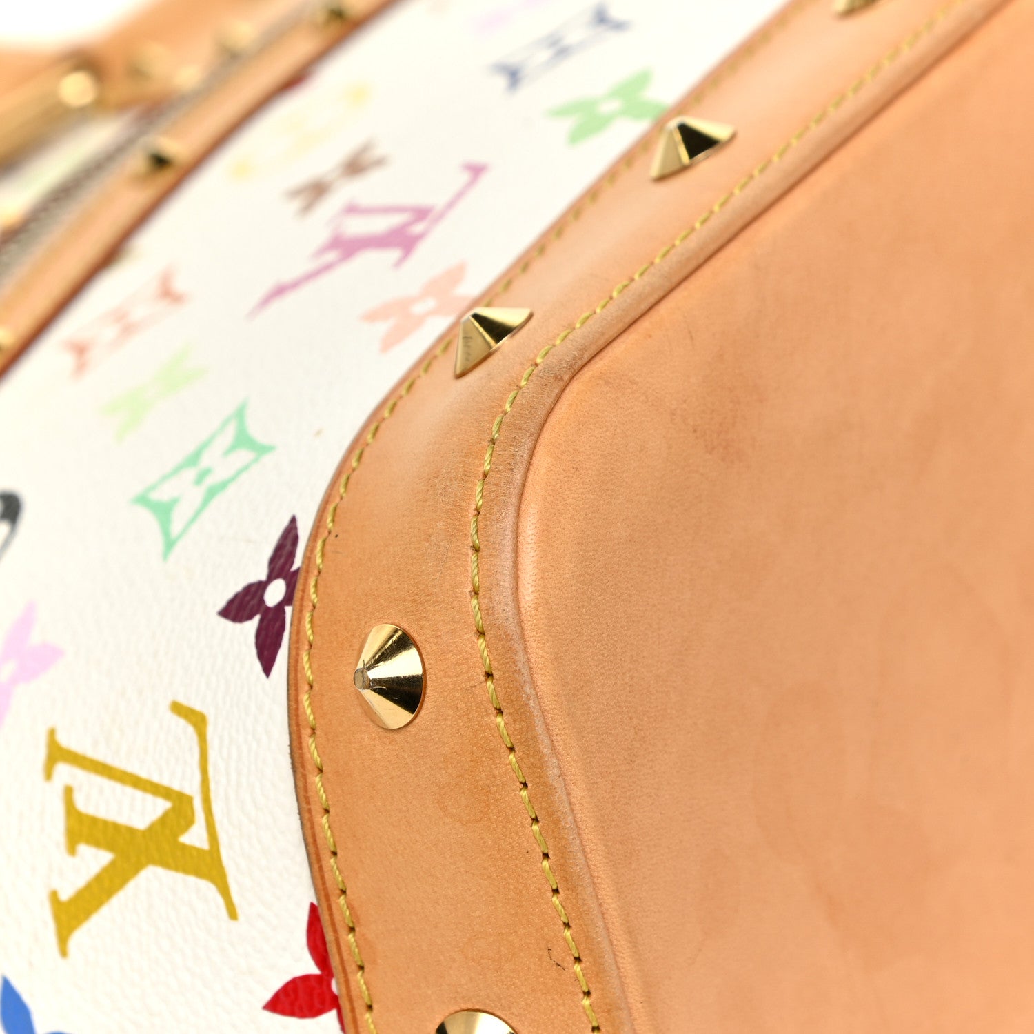 Louis Vuitton Monogram Multicolor Alma White 15 of 21
