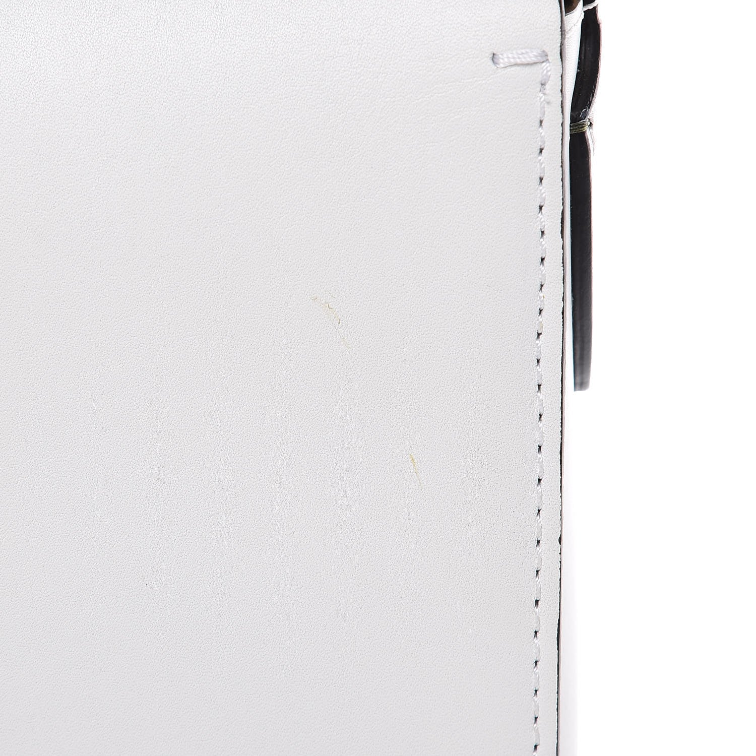 Burberry Calfskin Large Square Satchel Chalk White 11 of 11
