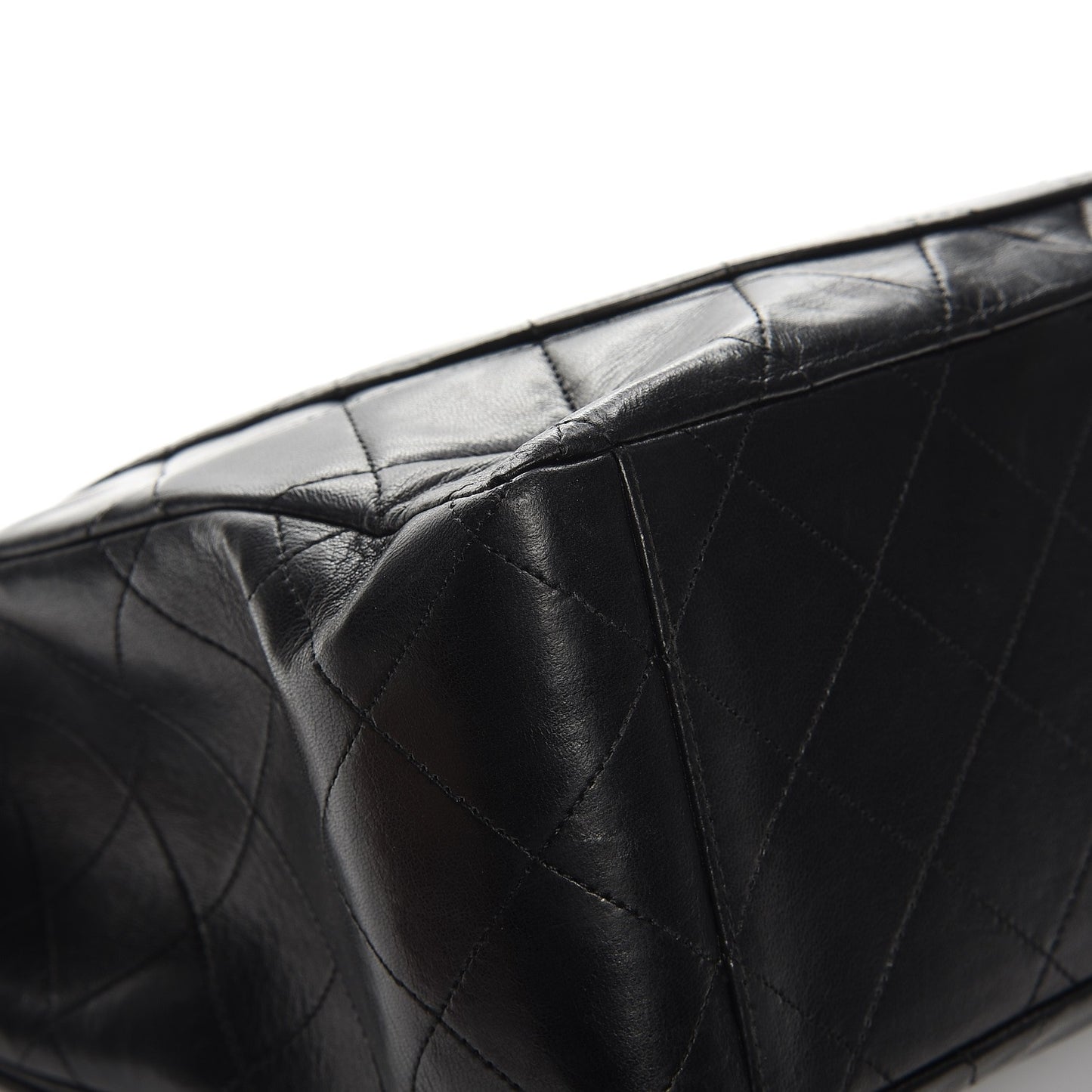 Lambskin XL Jumbo Flap Black