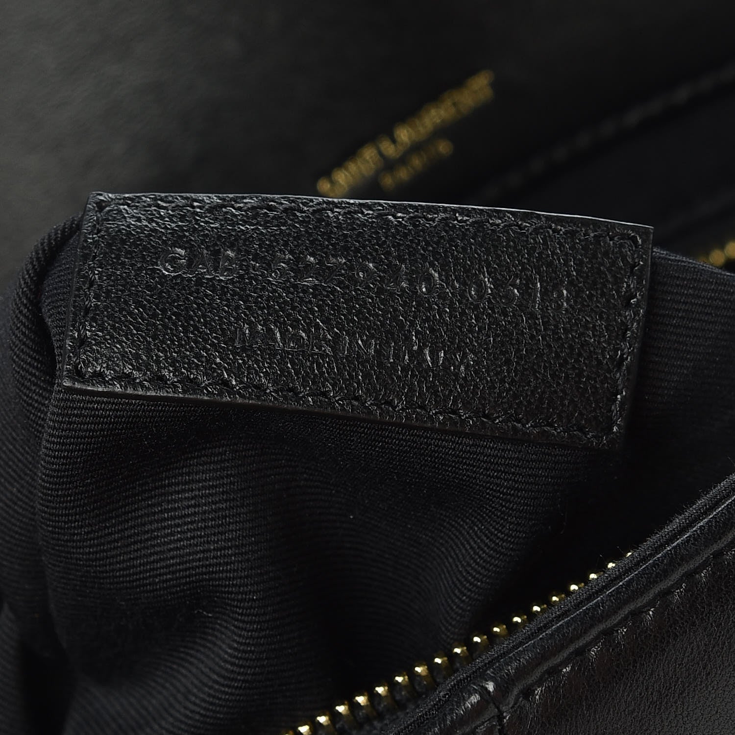 Saint Laurent Lambskin Patchwork Monogram Large Jamie Black 8 of 22