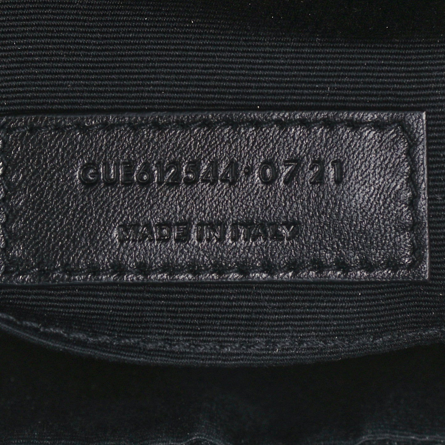 Calfskin Matelasse Monogram Lou Camera Bag Black