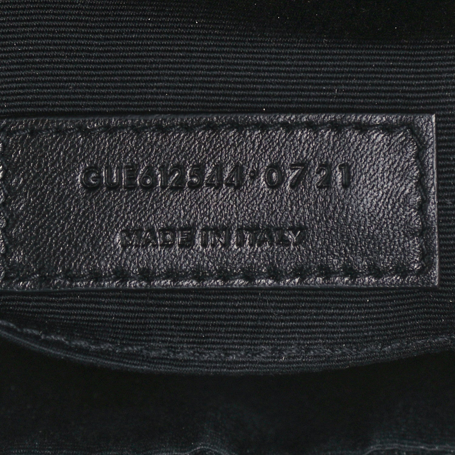 Saint Laurent Calfskin Matelasse Monogram Lou Camera Bag Black 9 of 10