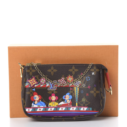 Louis Vuitton Monogram 2020 Christmas Animation Bumper Cars Mini Pochette Accessories Coquelicot 7 of 7