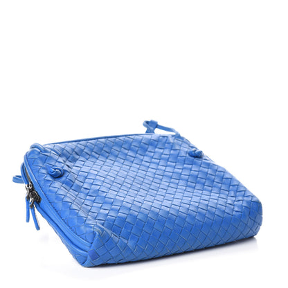 Bottega Veneta Nappa Intrecciato Nodini Crossbody Messenger Signal Blue 4 of 9