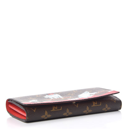 Louis Vuitton Monogram 2017 Christmas Animation Sarah Wallet 4 of 7
