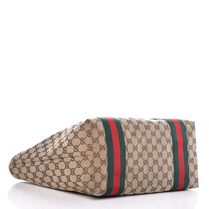 Gucci Monogram Web Large Jolie Tote White 4 of 24
