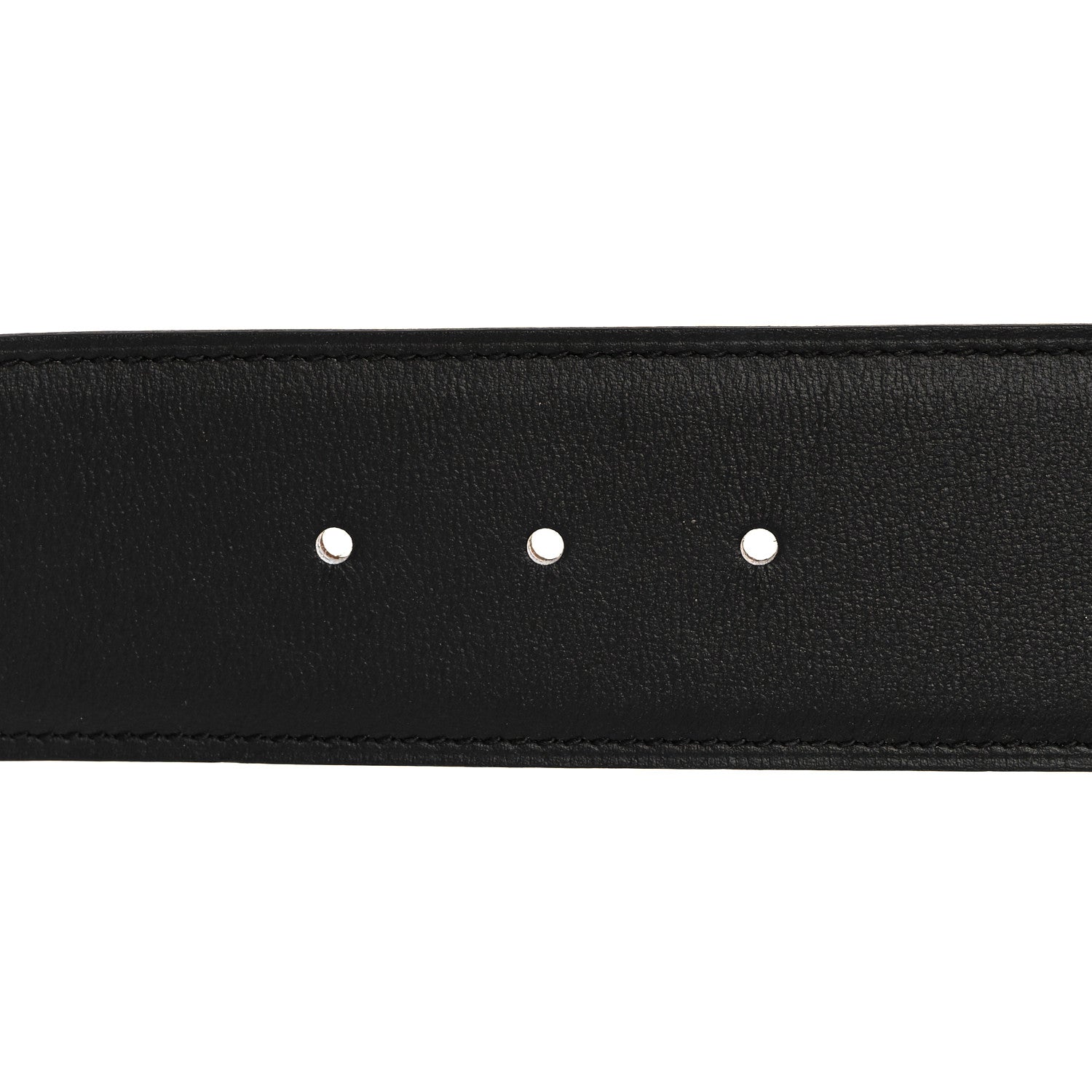 Hermes Tadelakt Epsom 42mm Constance 2 H Belt 105 Black Gold 4 of 5