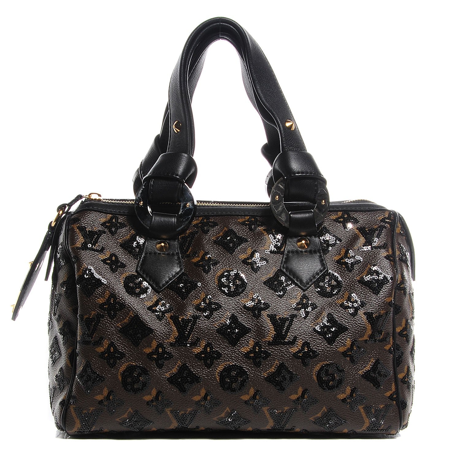 Louis Vuitton Monogram Sequins Eclipse Speedy 28 Black 1 of 8