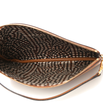 MCM Visetos Medium Stark Wristlet Pouch Cognac 5 of 9