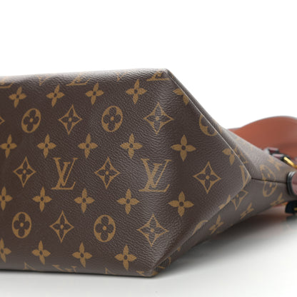 Louis Vuitton Monogram Beaubourg Hobo Mini Bordeaux Red Peach Safran Blue Jean Blue 10 of 10