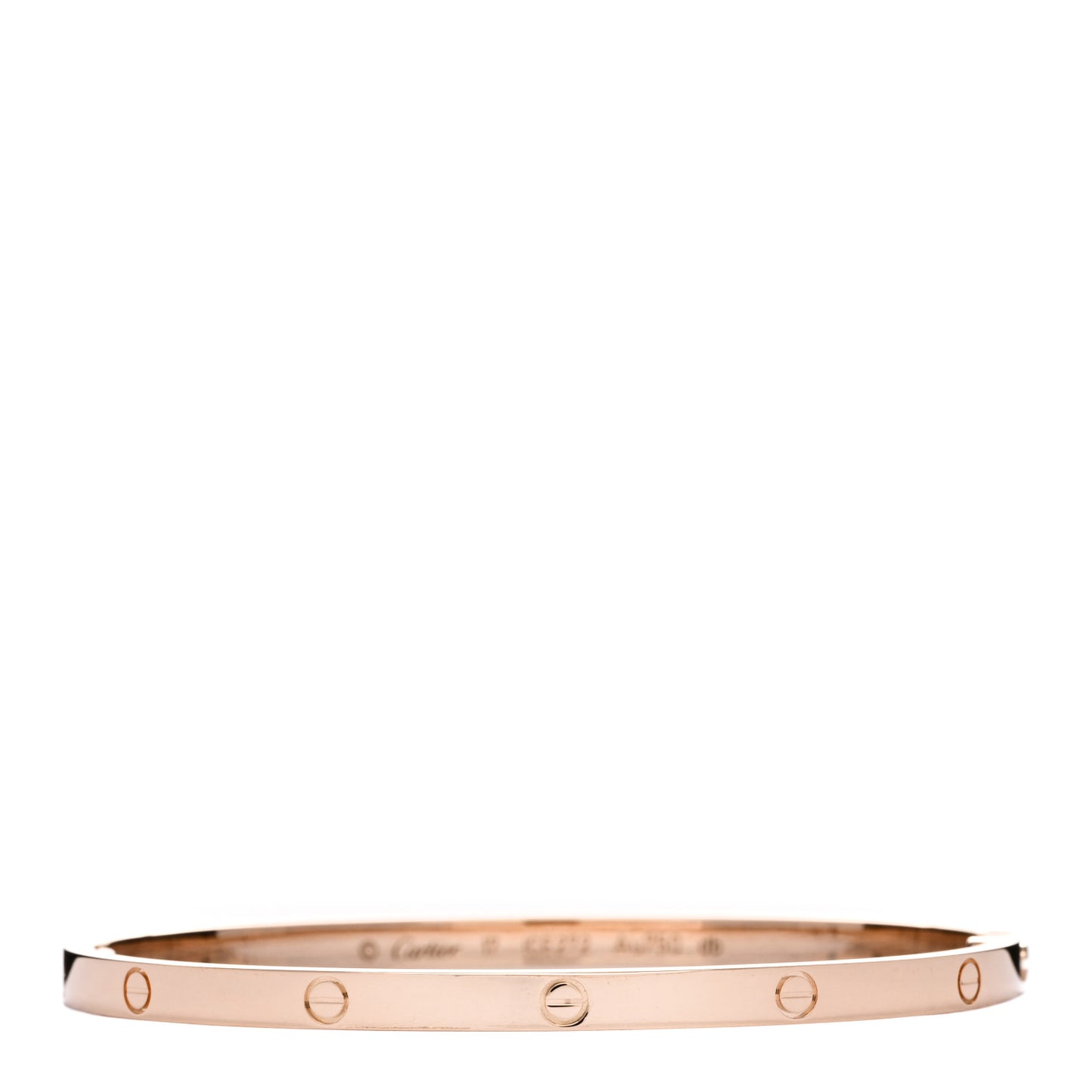 18K Pink Gold Small LOVE Bracelet 17