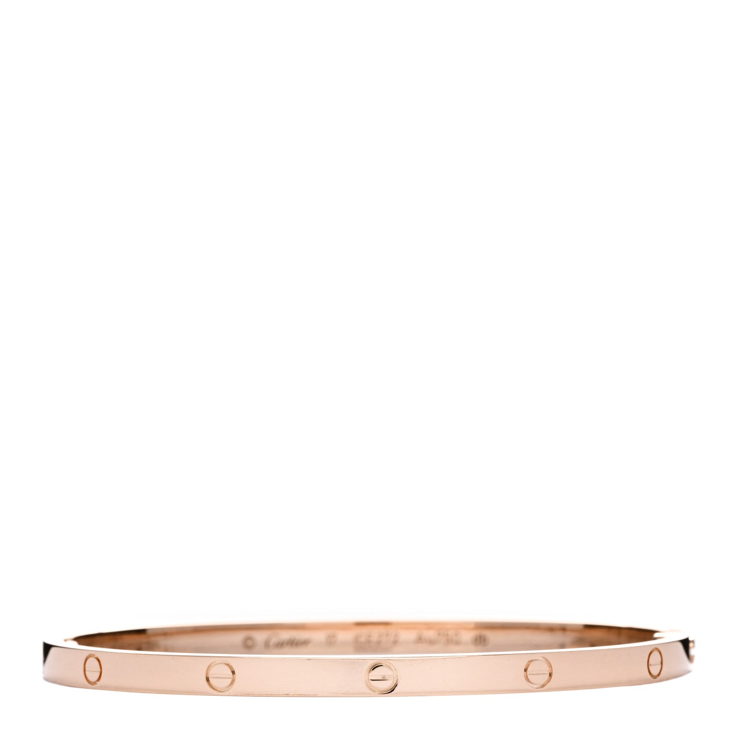 Cartier 18K Pink Gold Small LOVE Bracelet 17 1 of 5