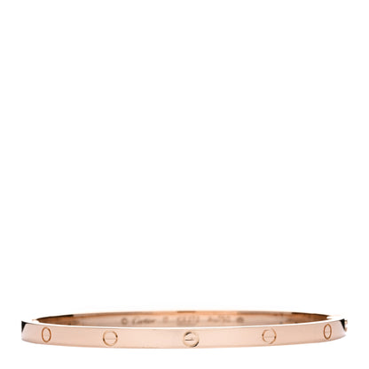 Cartier 18K Pink Gold Small LOVE Bracelet 17 1 of 5