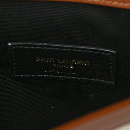 Saint Laurent Canvas Uptown Pouch Natural Beige Brick 6 of 6