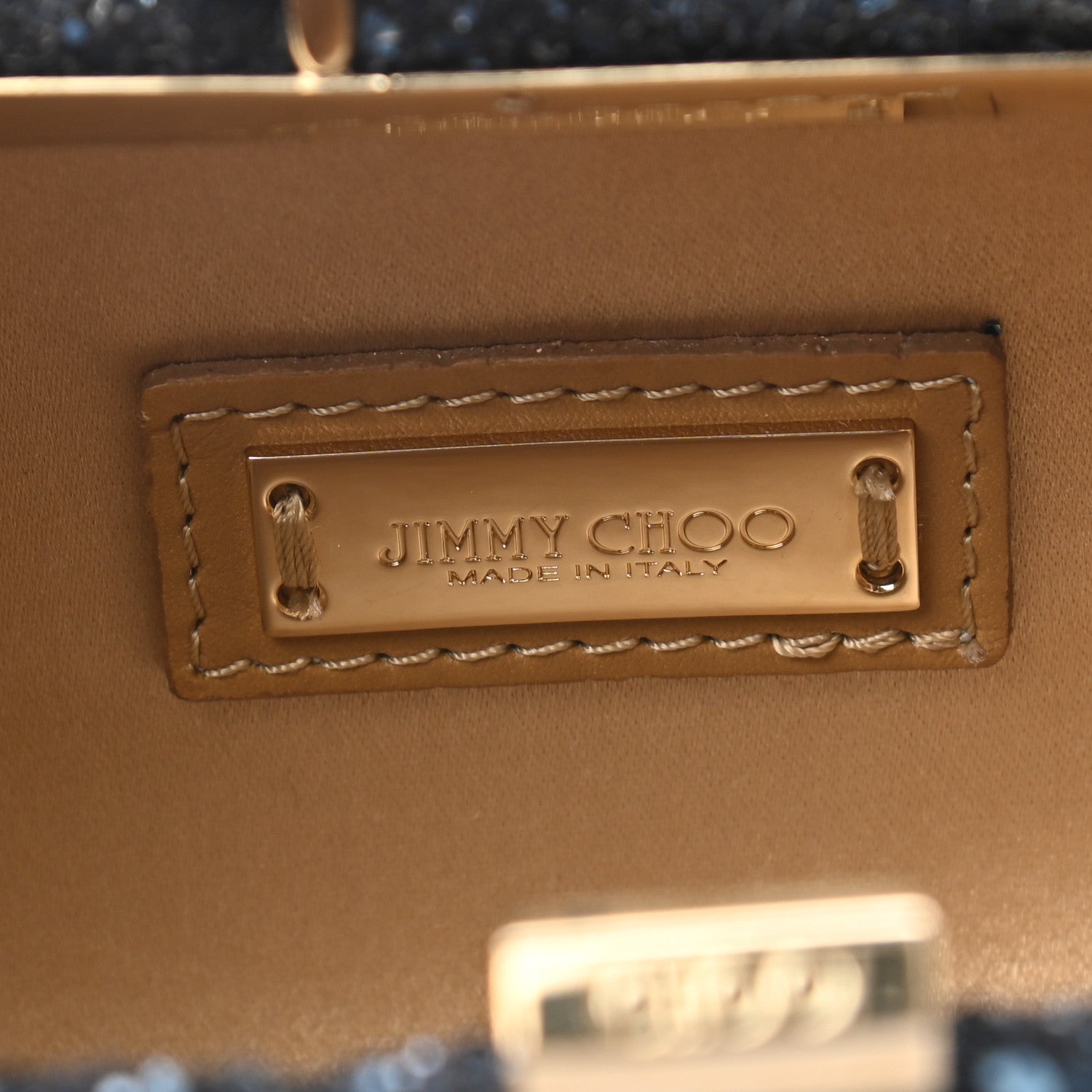Jimmy Choo Glitter Fabric Mini Tube Blue 6 of 7