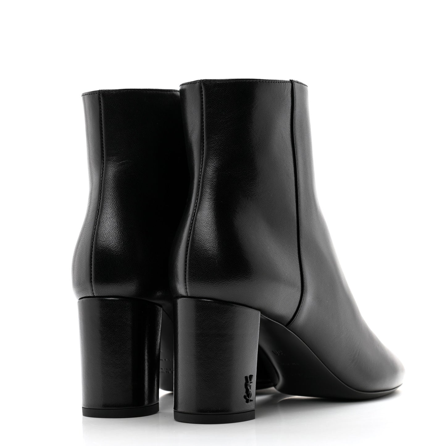 Nappa Vendome Loulou Ankle Zip Boot 38 Black