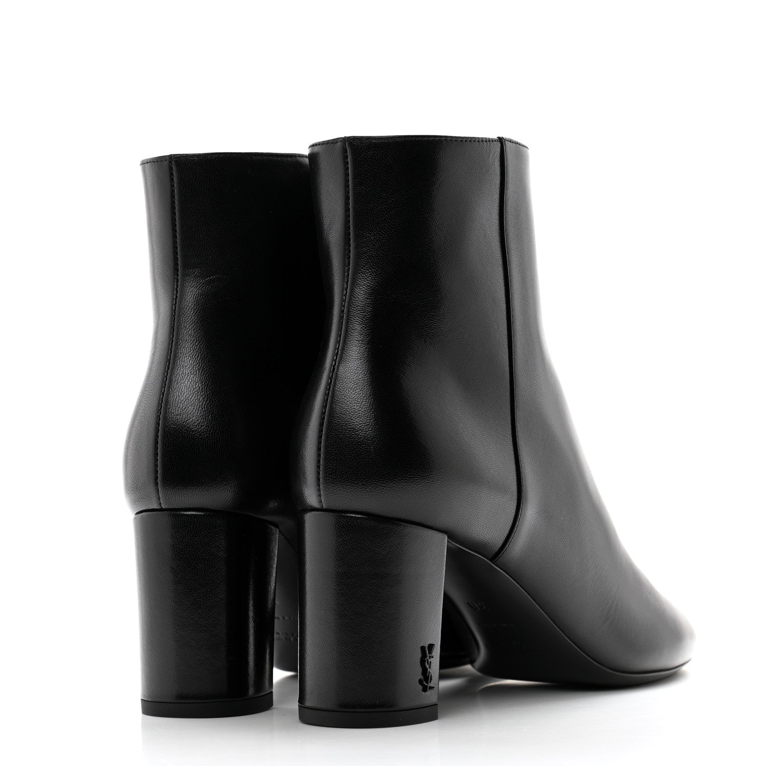 Saint Laurent Nappa Vendome Loulou Ankle Zip Boot 38 Black 4 of 10