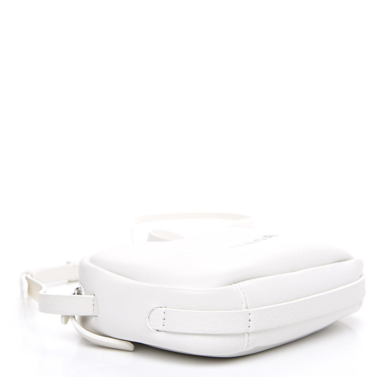 Calfskin Logo XS Everyday Camera Bag White